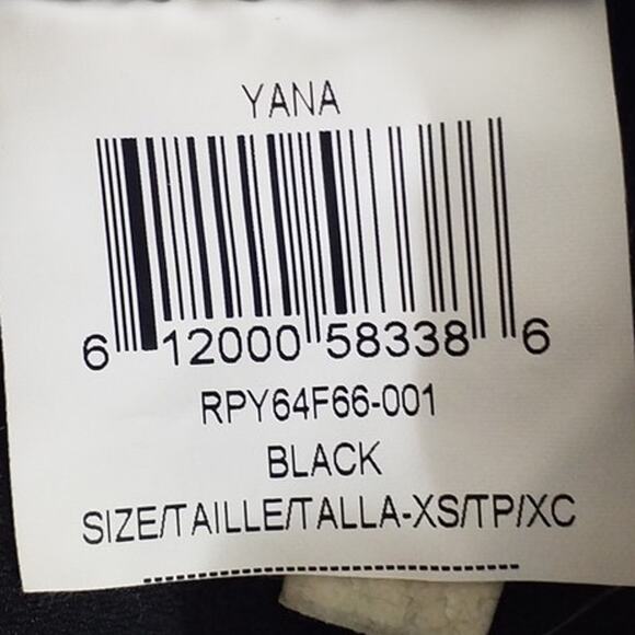 BCBG MAXAZRIA Size XS Yana Black Vegan Leather Dress Zippered Cold Shoulder - Picture 11 of 11